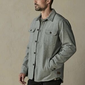 The Normal Brand Brightside Flannel Lined Workwear Jacket Ash Gray Men's Large T
